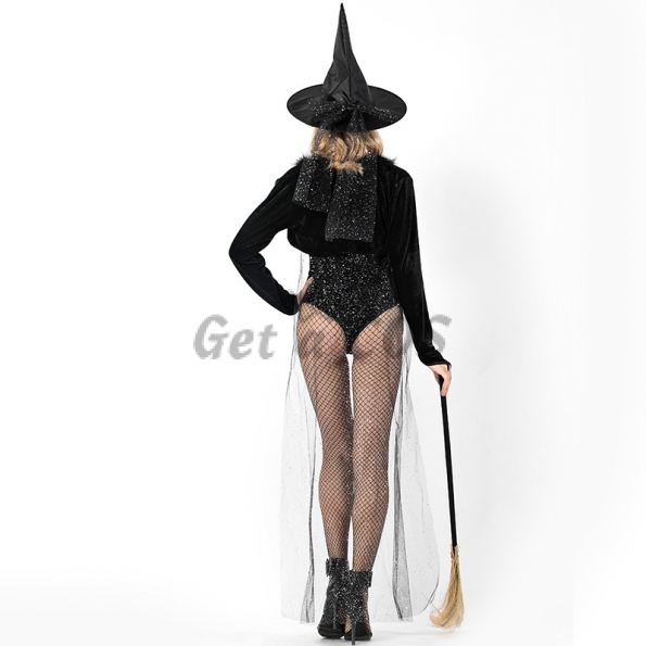Black Classic Short Witch Costume