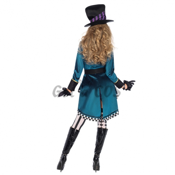 Halloween Costumes Alice In Wonderland Magician Dress