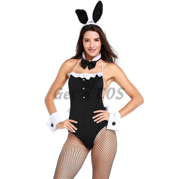 Halloween Costumes Black Rabbit Tight-fitting Dress