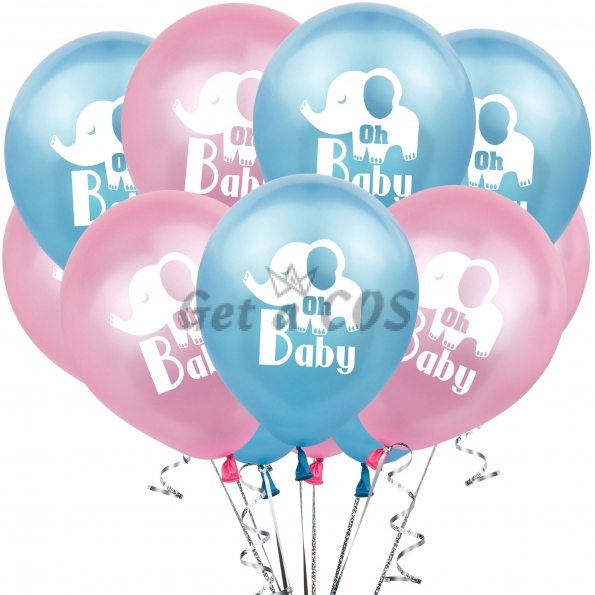 Birthday Balloons OH BABY Cartoon Elephant
