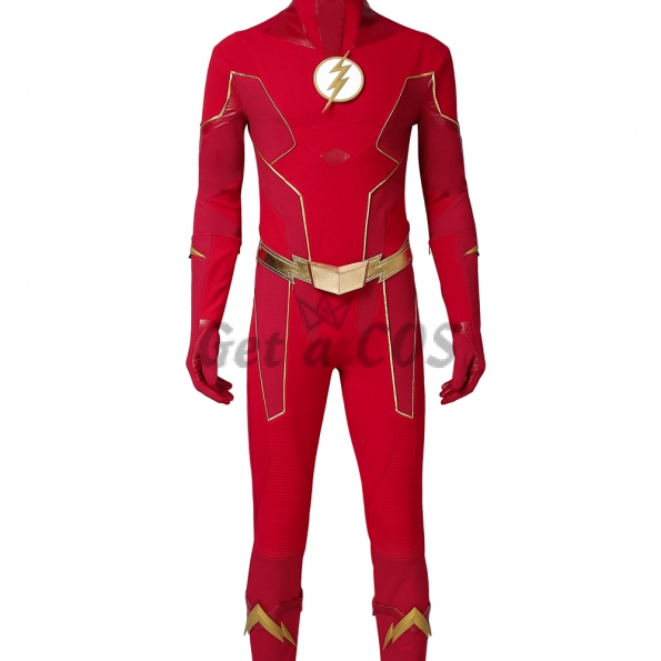 NEW ARRIVAL The Barry Allen Cosplay Costume Cos Mask Halloween lightning Hat