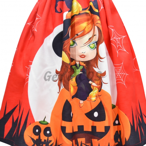 Vampire Dress with Pumpkin Costume