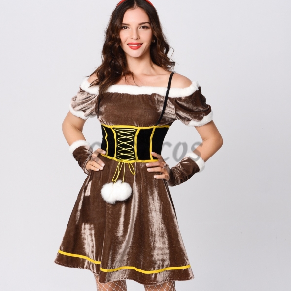 Christmas Costume Lovely Reindeer Party Dress