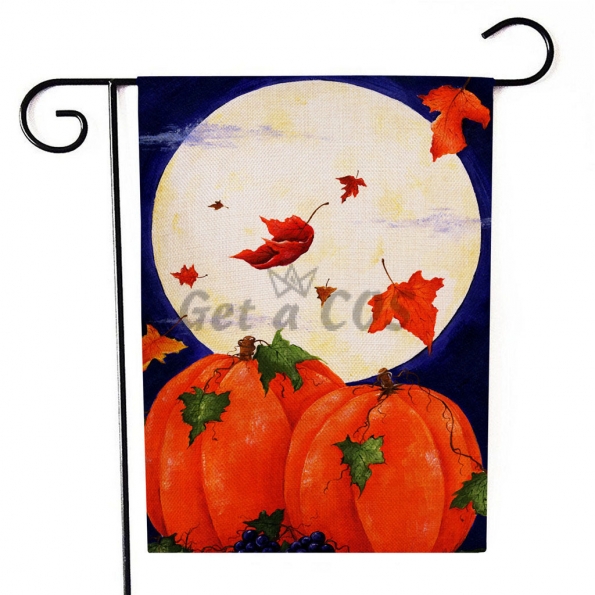 Garden Flags Halloween Pumpkin Printing