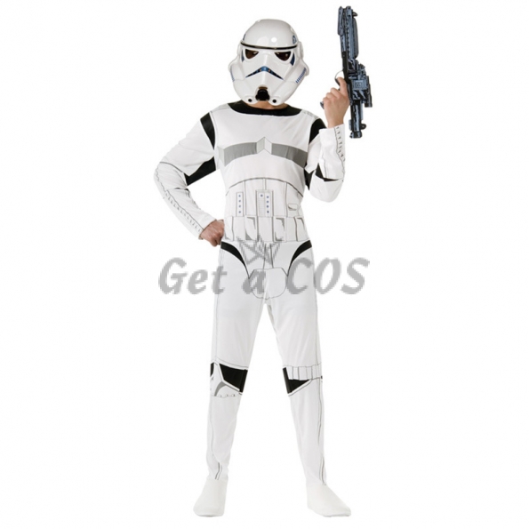 Star Wars Costumes White Kids Soldier