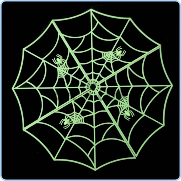 Halloween Supplies Luminous Spider Web