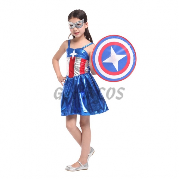 Captain America Costume Kids Dress