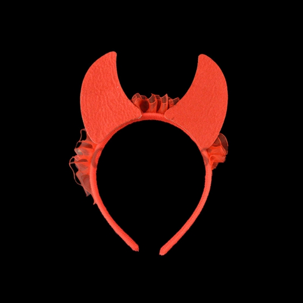 Halloween Decorations Little Devil Headband Cross