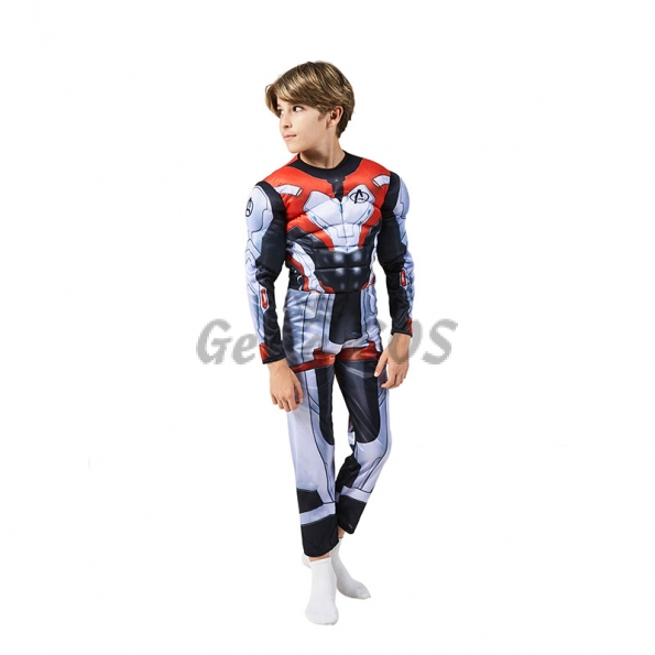 Avengers Team Battle Quantum Endgame Team Suit Kids Costume