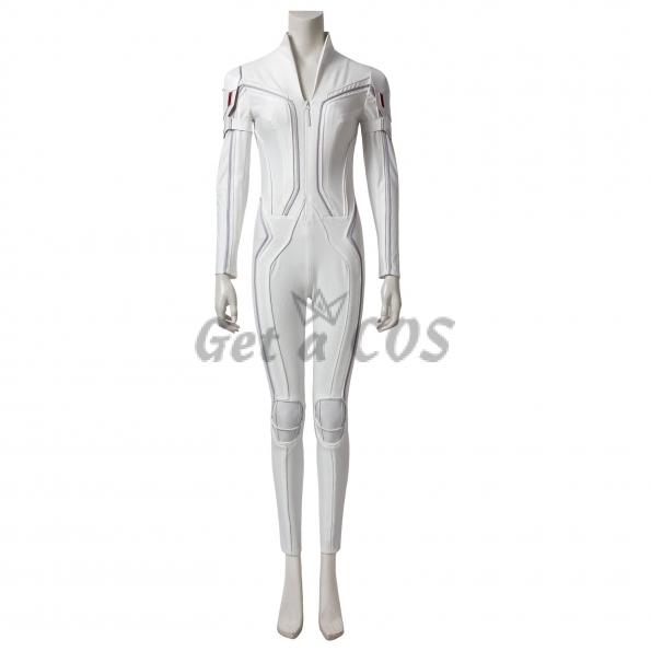 Hero Costumes Black Widow White Cosplay Uniform - Customized