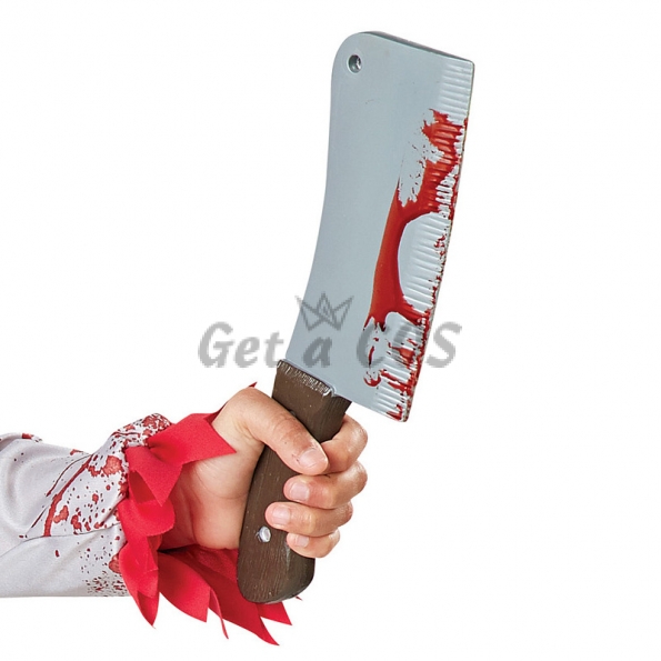 Red Bloodstained Clown Kids Costume