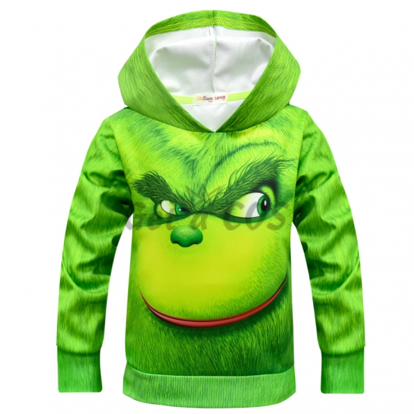 Christmas Costumes Grinch Hooded Sweater
