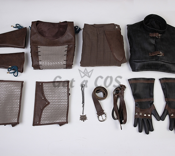 Movie Costumes The Witcher 3 Demon Hunter Cosplay - Customized