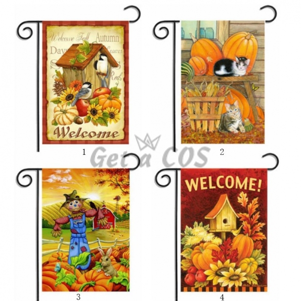 Halloween Decorations Cartoon Pumpkin Flags