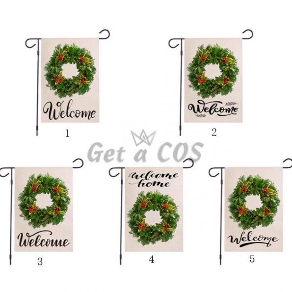 Christmas Decorations Wreath Pattern Style