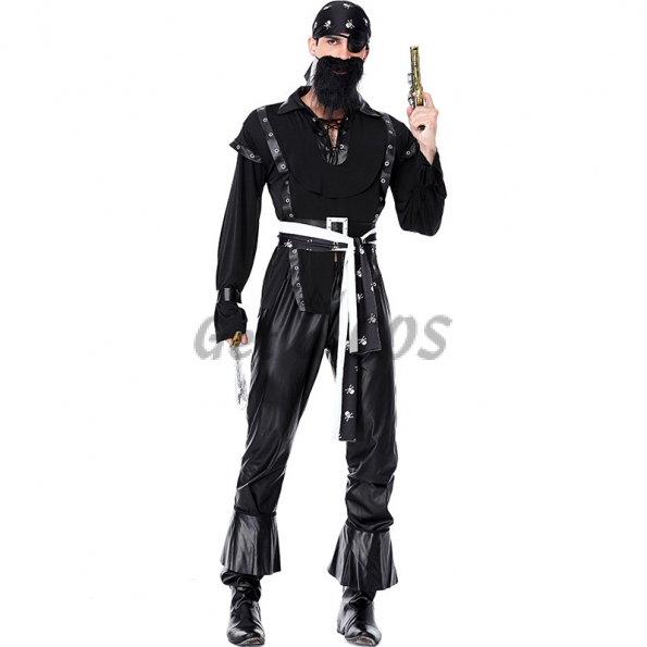 Bearded one-eyed Pirate Adult Men Costume