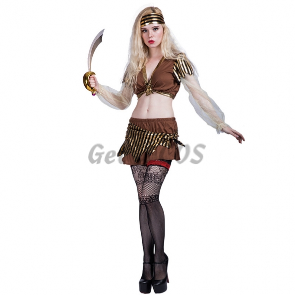 Women Halloween Costumes Pirate Miniskirt
