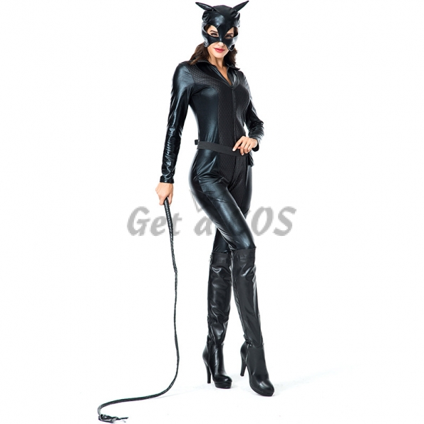Cat Leather Halloween Costume Cat Girl Night Performance Style