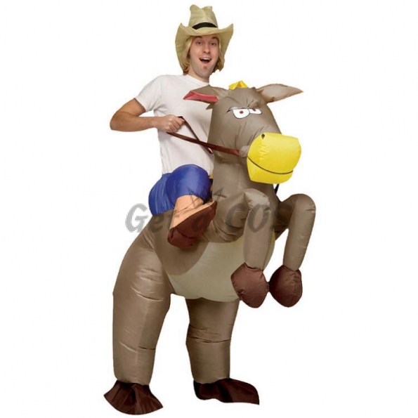 Inflatable Costumes Cowboy Rider Pony
