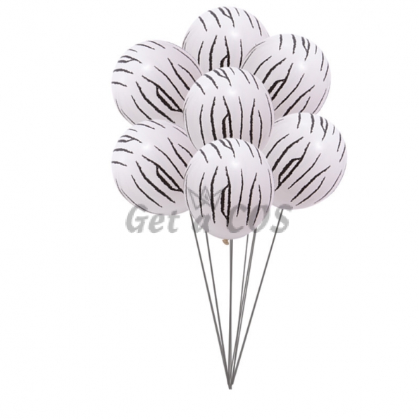 Birthday Balloons Solid Color Pattern