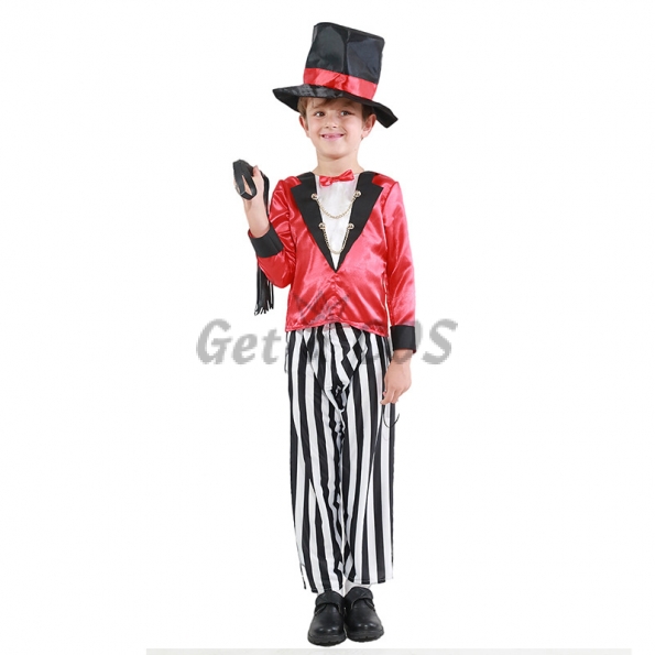 Kids Magician Costume Carnival Suit