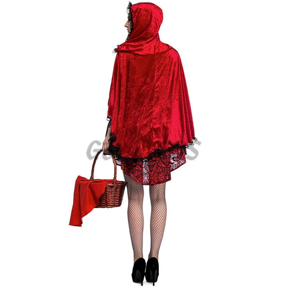 Women Sexy Halloween Costumes Little Red Riding Hood Dress
