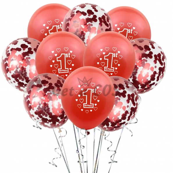 Birthday Balloons Number 1 Shape
