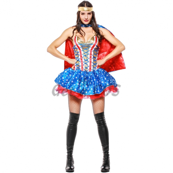 Wonder Woman Costume For Adults Comic Hero Style