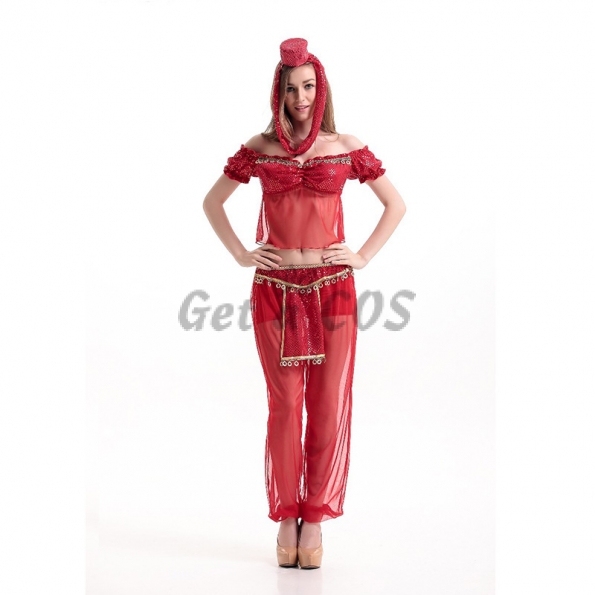 Halloween Costume Queen Aladdin Uniform