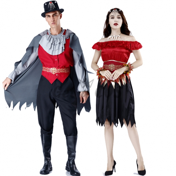 Vampiric Count Couple Costume