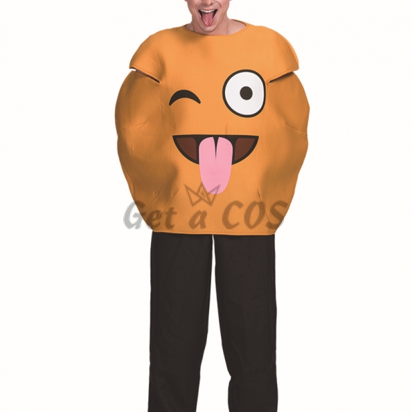 Adults Halloween Costumes Pumpkin Smiley Shape