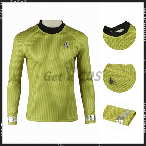 Movie Character Costumes Captain Kirk Brown - Customized