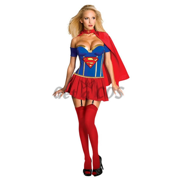 Sexy Women Halloween Costumes Superman Suit