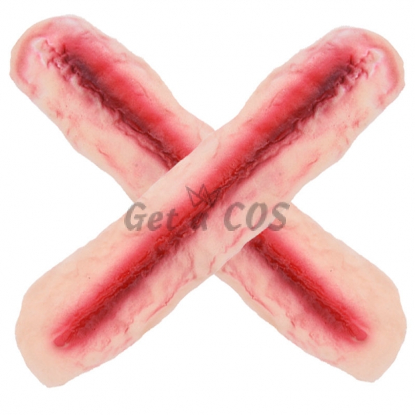 Halloween Props Fake Scar Stickers