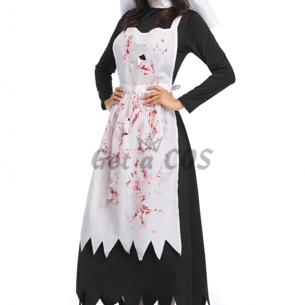 Nun Costumes Scary Vampire Adult Costume