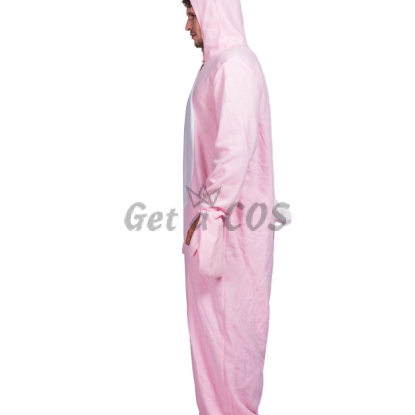 Rabbit Costumes Pink Animal Pajamas