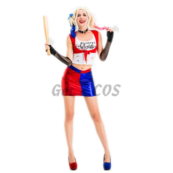 Women Halloween Harley Quinn Costumes Suicide Squad Style