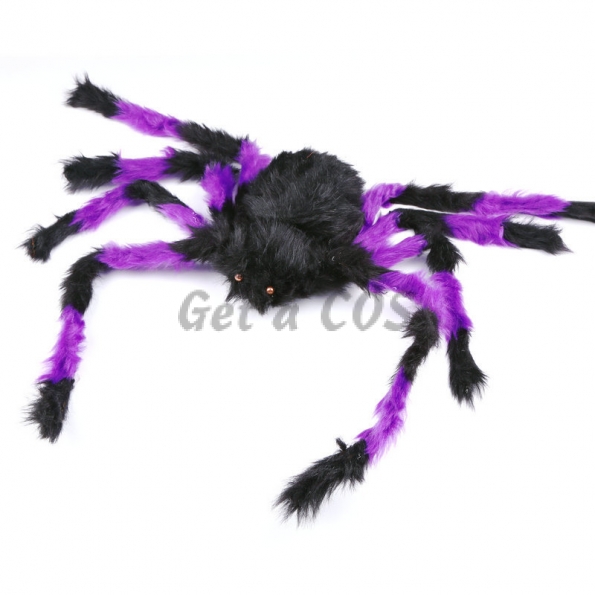 Halloween Decorations Striped Spider
