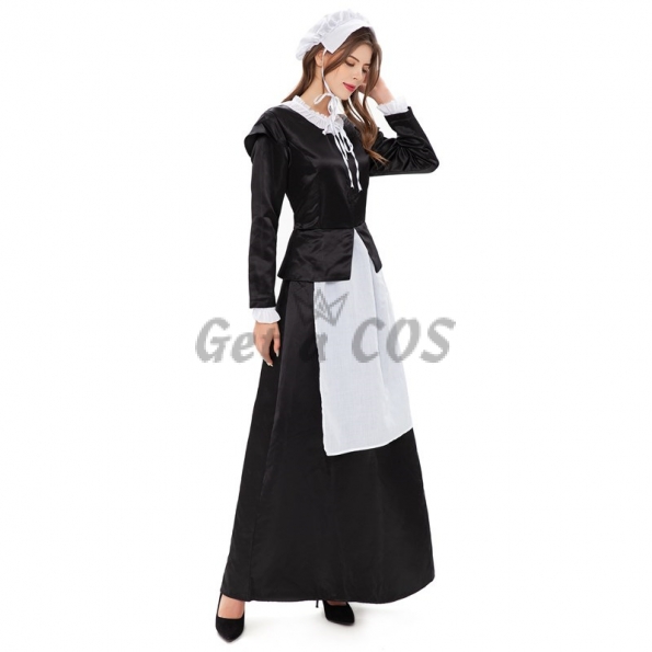 Halloween Costumes Retro Maid Dress