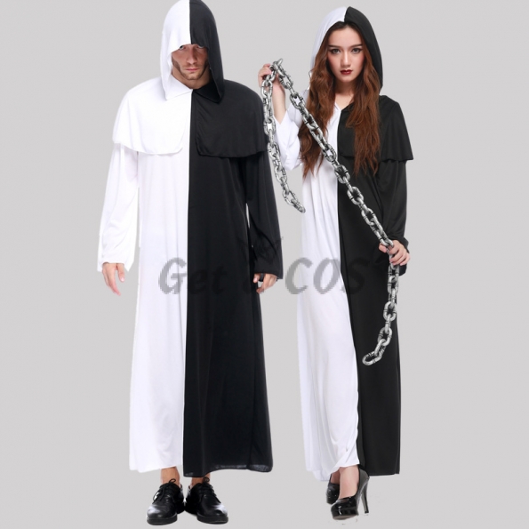 Black and White Impermanence Ghost Couple Costume