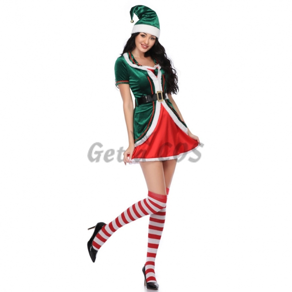 Christmas Costumes Green Tree Party Clothes