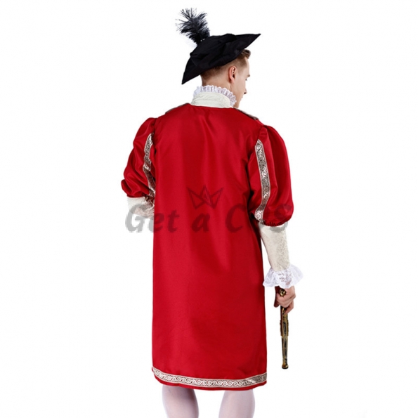 Men Halloween Costumes Roman Knight Clothes