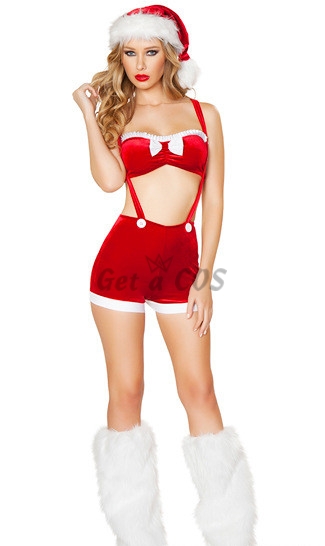 Sexy Halloween Costumes Red Christmas Outfit