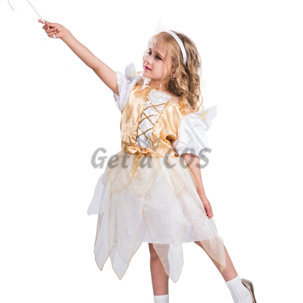 Girls Halloween Costumes Fairy Elf Cute Dress