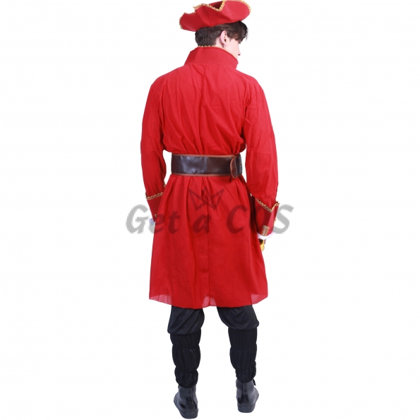 Men Halloween Costumes Pirate Robe Clothes