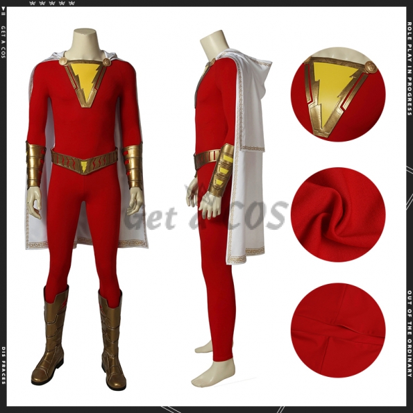 Hero Costumes Shazam Cosplay Suits - Customized