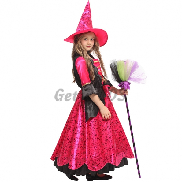 Girls Witch Costume Princess Dress