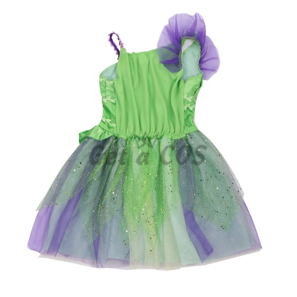 Tinkerbell Girl Fairy Dress Kids Costume