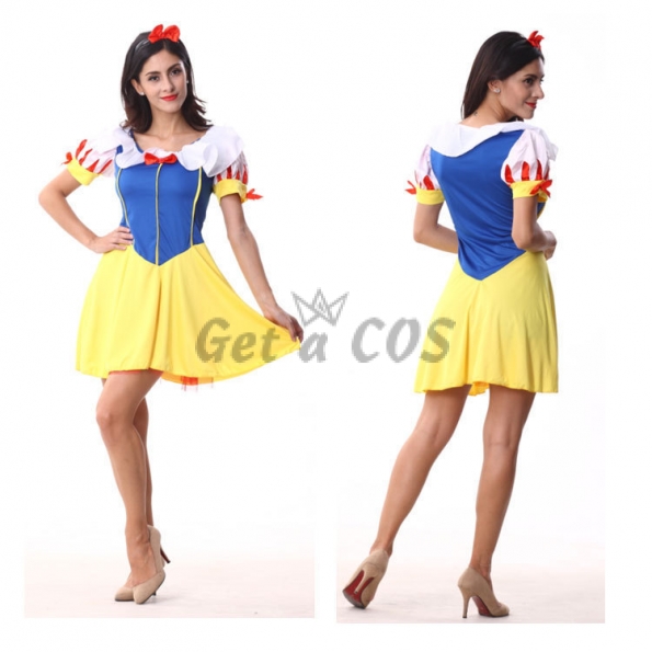 Women Halloween Costumes Disney Princess Uniform