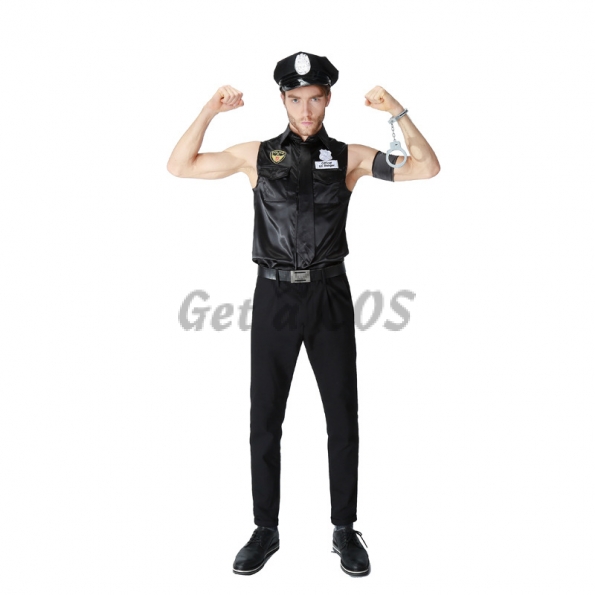 Sleeveless Men's Police Uniform